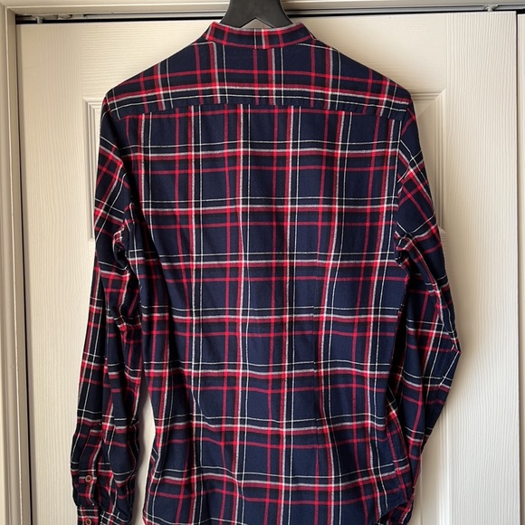 Zara plaid button down shirt. Slim fit. EUC - Picture 7 of 8